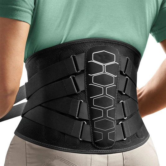 Back Brace for Lower Back Pain Relief with Pulley System,Lumbar Support Belt for Men & Women with Lumbar Pad, Ergonomic Design