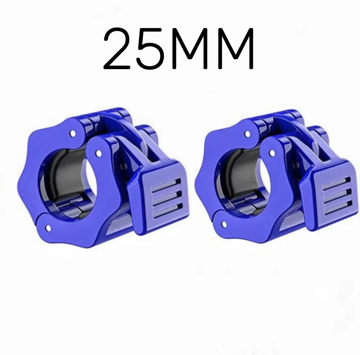 Quick Release Barbell Clamps Spin lock Barbell Collars Weight Bar Clips 2PCS 25/28/30mm  for Weightlifting and Strength Training