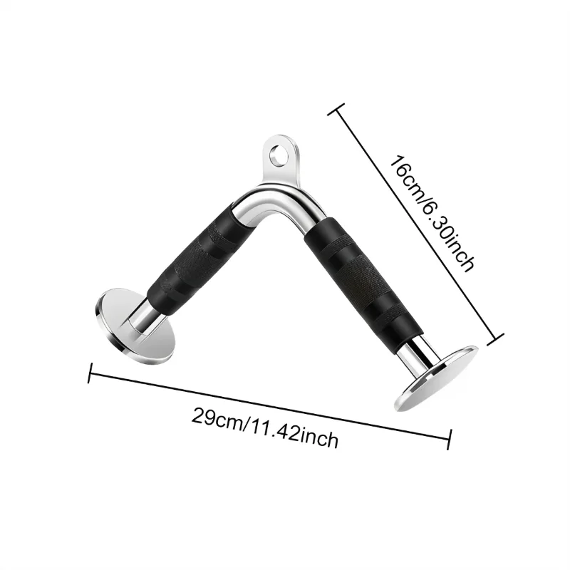 Biceps Training Double Head Pull Rope Gym Accessories Triceps Lower Press Handle Tricep Laterals Muscle