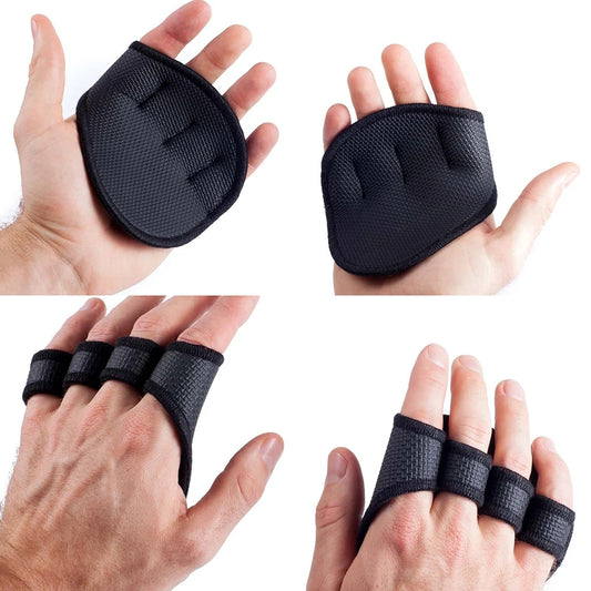 Neoprene Grip Pads Lifting Grips Gym Workout Gloves Weightlifting Calisthenics Powerlifting Fitness Sports Hand Protector