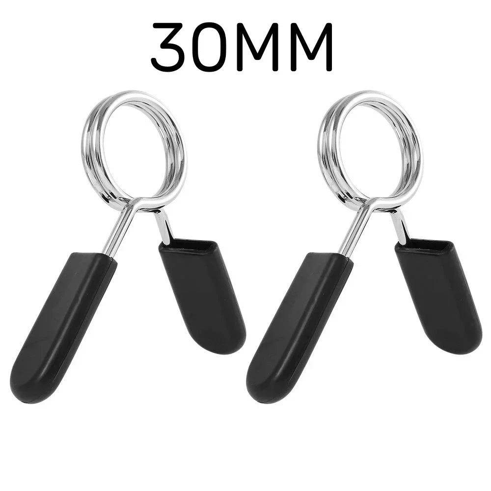 Quick Release Barbell Clamps Spin lock Barbell Collars Weight Bar Clips 2PCS 25/28/30mm  for Weightlifting and Strength Training