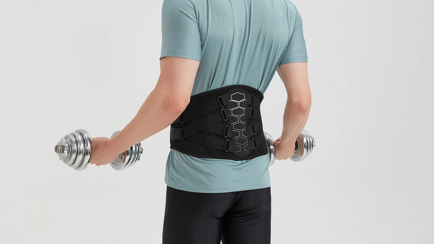 Back Brace for Lower Back Pain Relief with Pulley System,Lumbar Support Belt for Men & Women with Lumbar Pad, Ergonomic Design