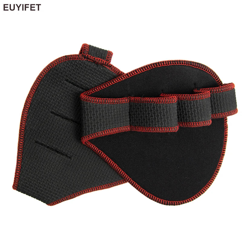 Neoprene Grip Pads Lifting Grips Gym Workout Gloves Weightlifting Calisthenics Powerlifting Fitness Sports Hand Protector